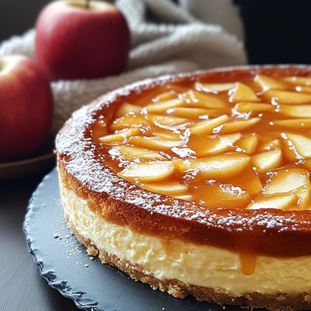 Caramel Apple Cheesecake