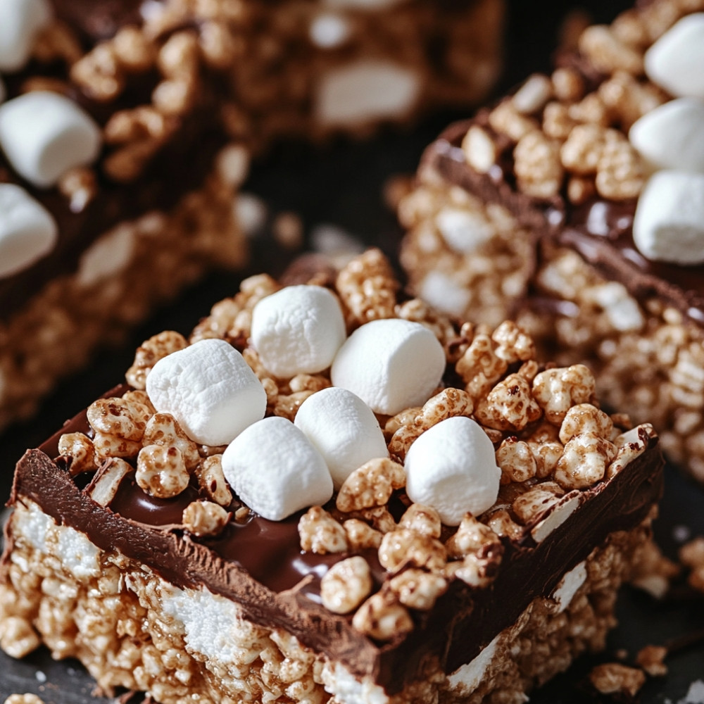 Chocolate-Dipped Rice Krispies Treats