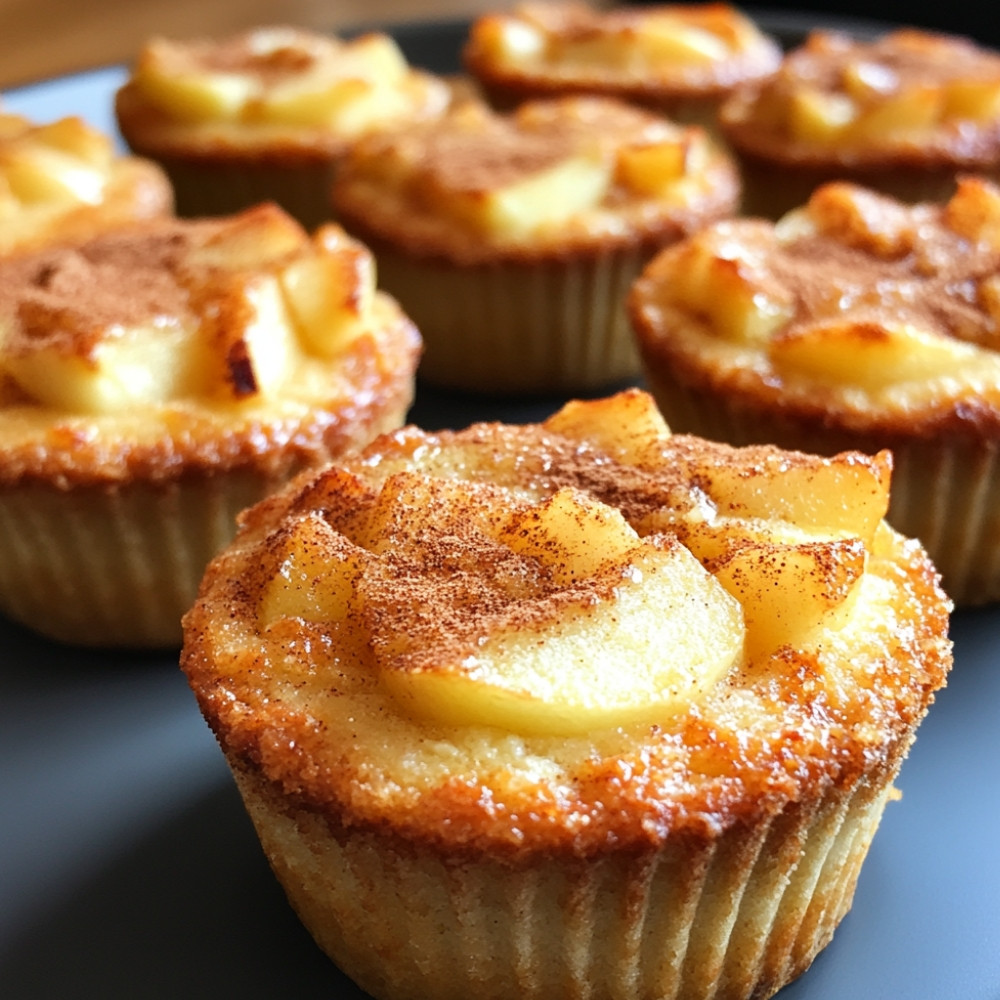 Mini Cheese and Apple Cake