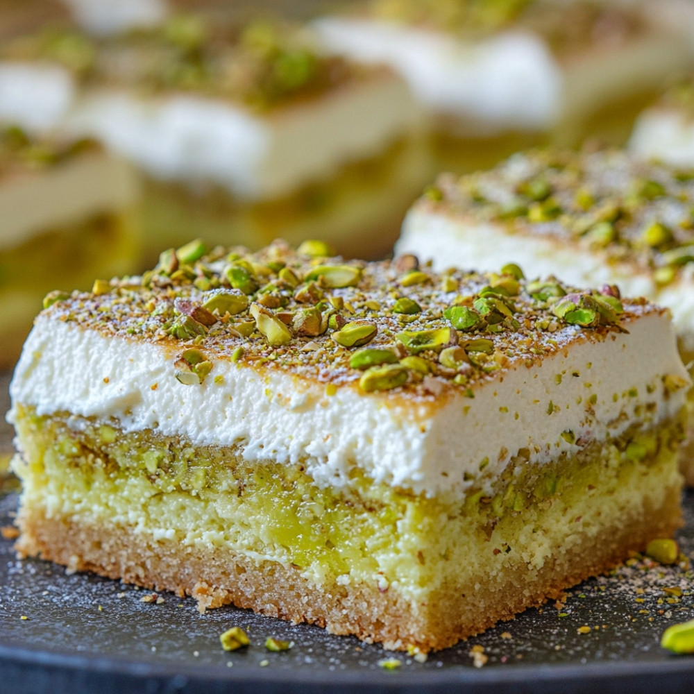 Pistachio Cake with Cream Cheese Frosting