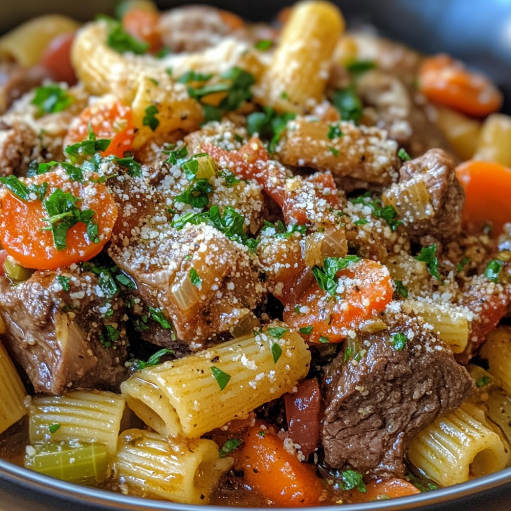 Shredded Beef Pasta