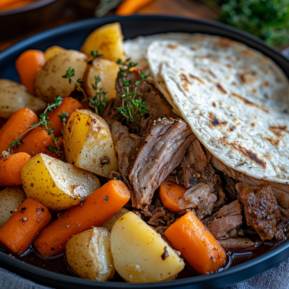 Slow Cooker Roast with Vegetables