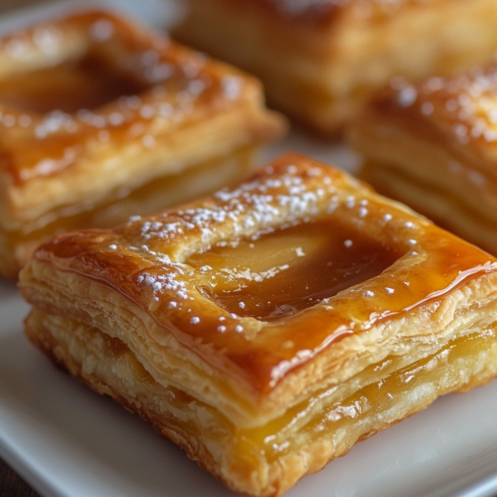 Apple Turnovers with Hot Caramel