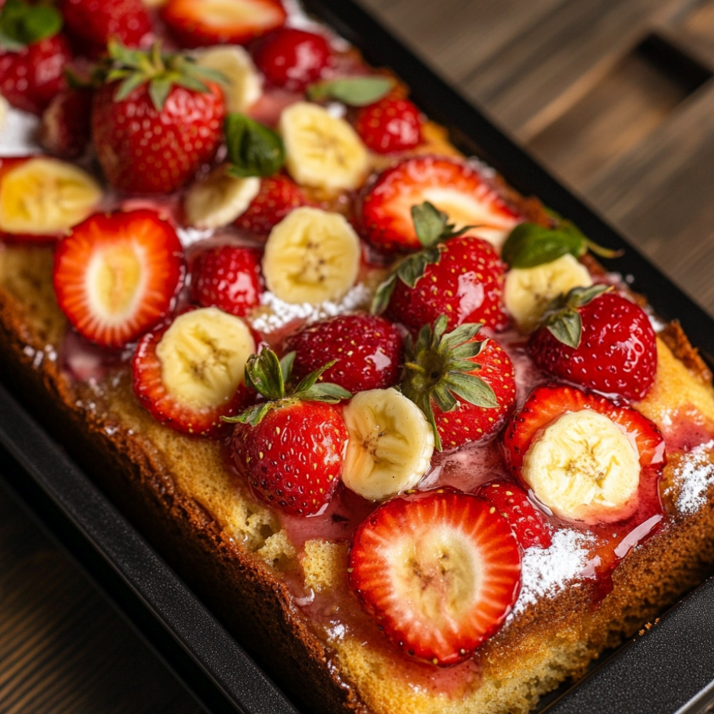 Banana Strawberry Bread