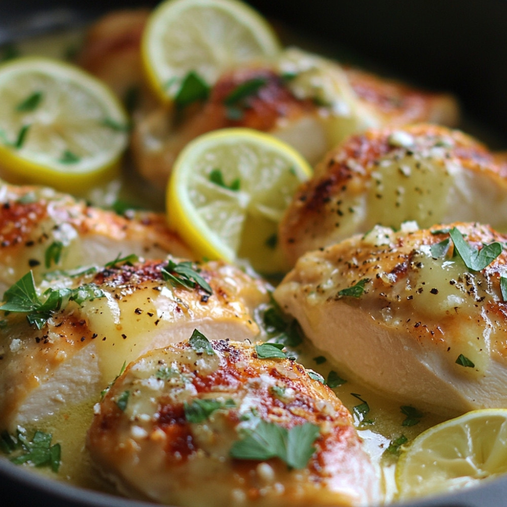 Chicken with Brie and Lemon