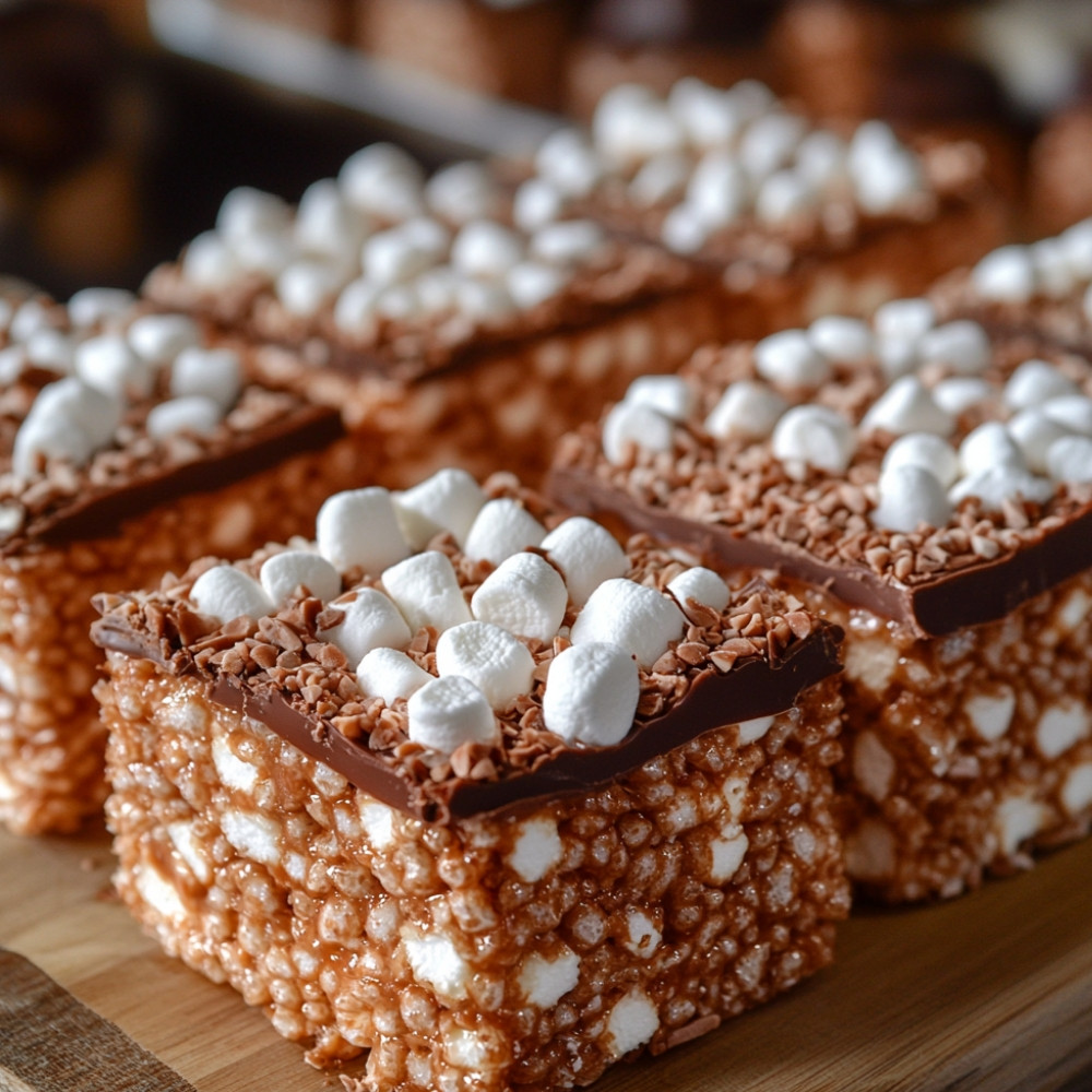 Chocolate-Dipped Rice Krispies Treats