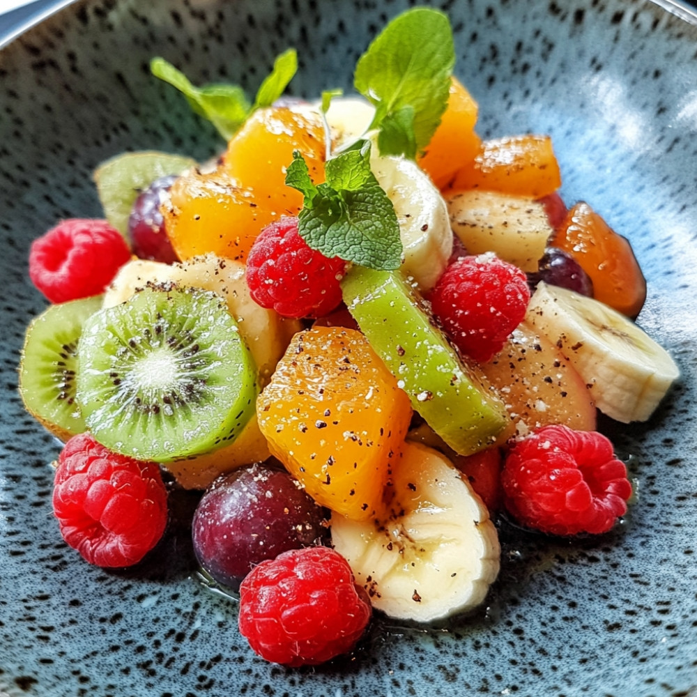 Fruit Salad with Vanilla Dressing