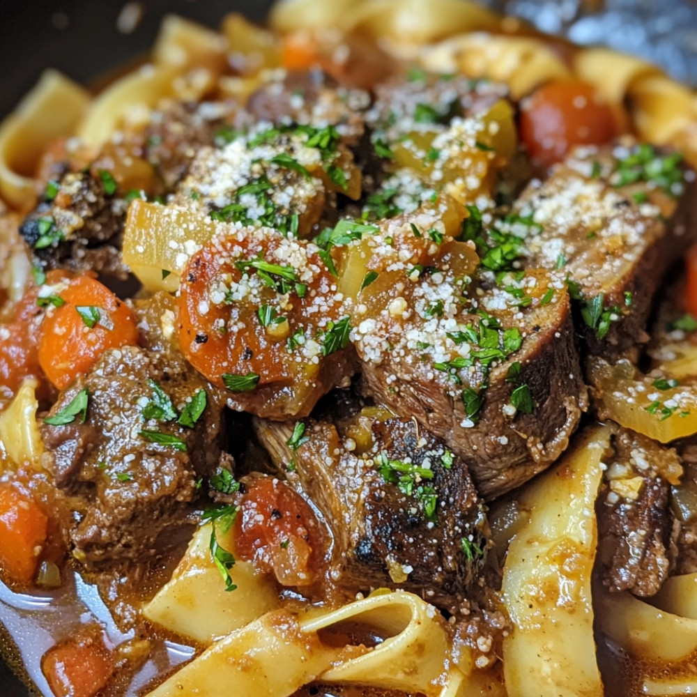 Shredded Beef Pasta