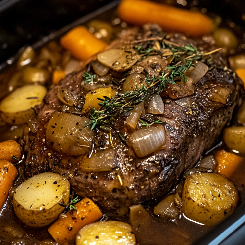 Slow Cooker Roast with Vegetables