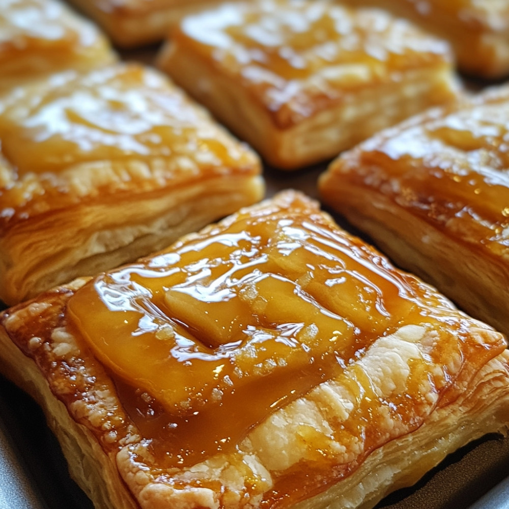 Apple Turnovers with Hot Caramel