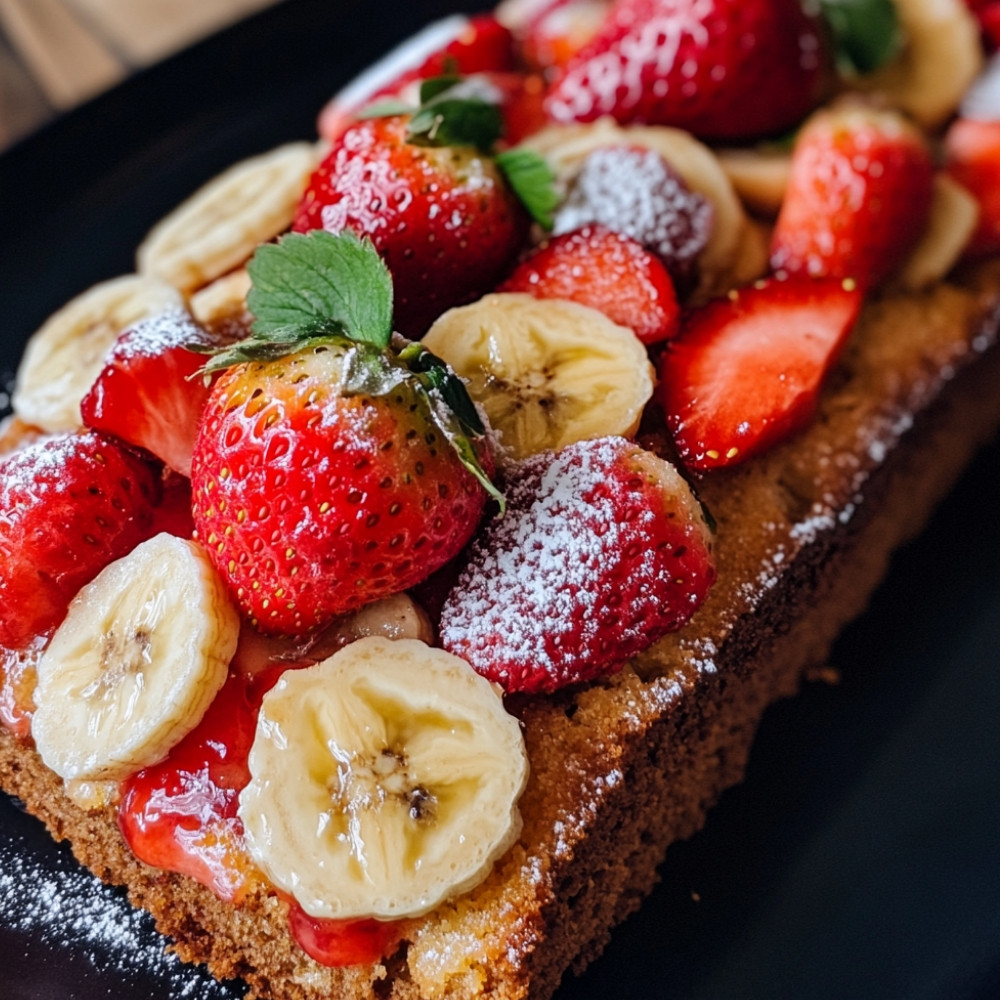 Banana Strawberry Bread