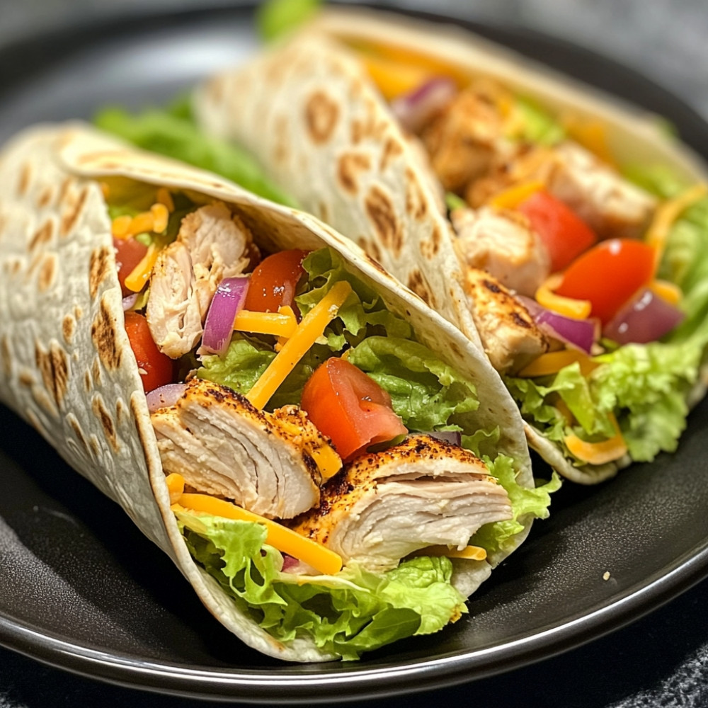 Chicken Wrap with Ranch Sauce