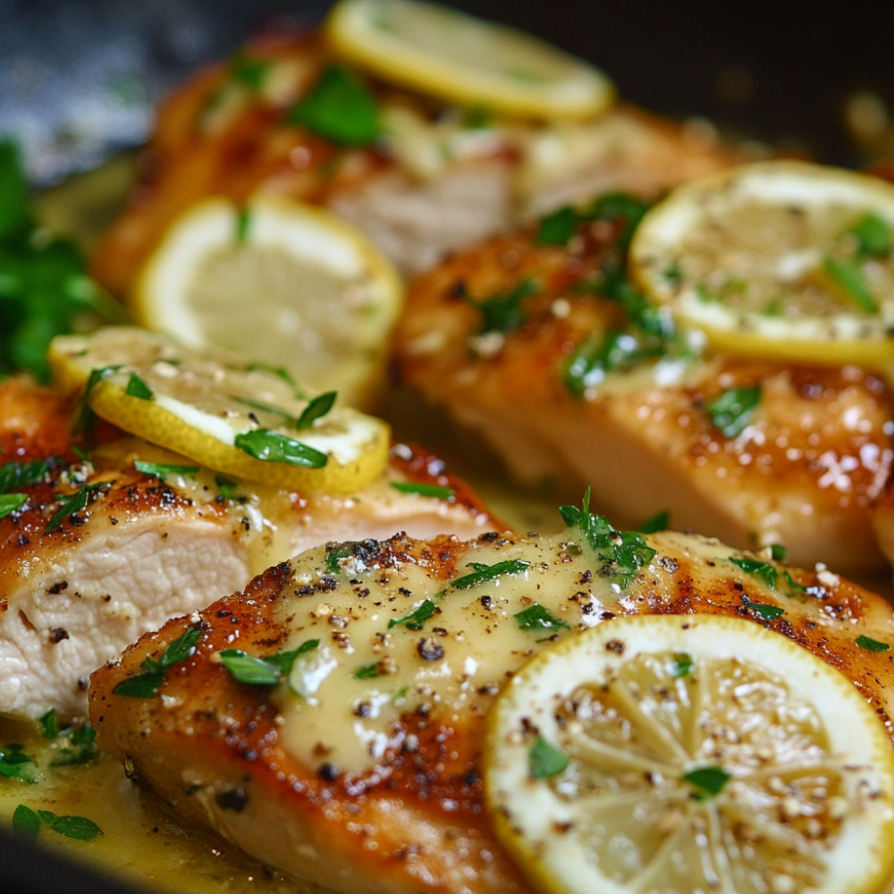 Chicken with Brie and Lemon