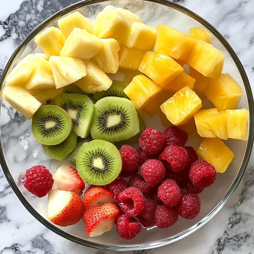 Fruit Salad with Vanilla Dressing