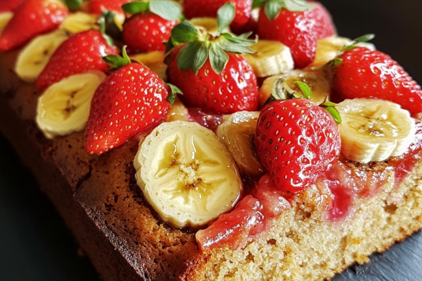 Banana Strawberry Bread