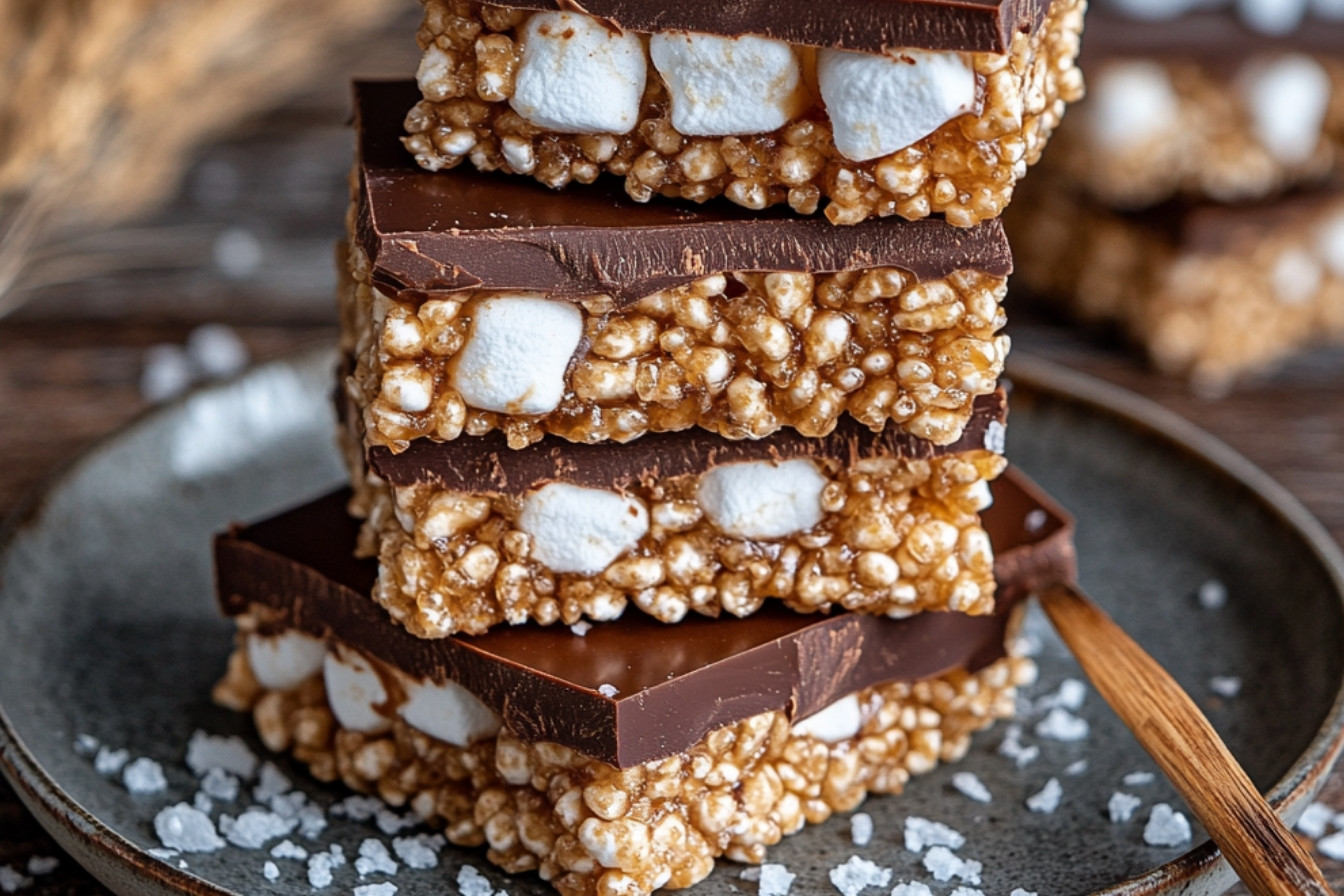 Chocolate-Dipped Rice Krispies Treats