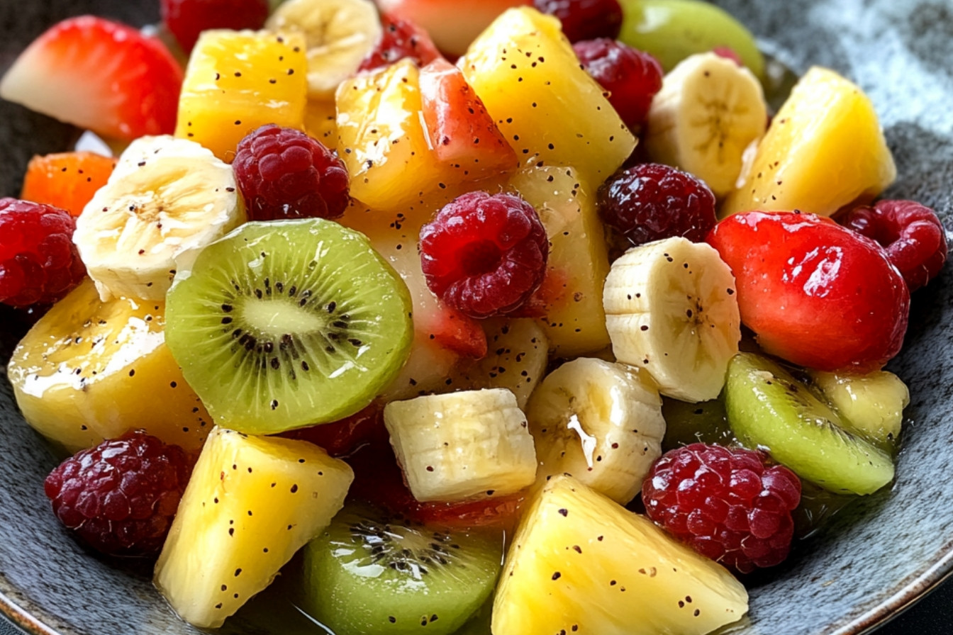 Fruit Salad with Vanilla Dressing