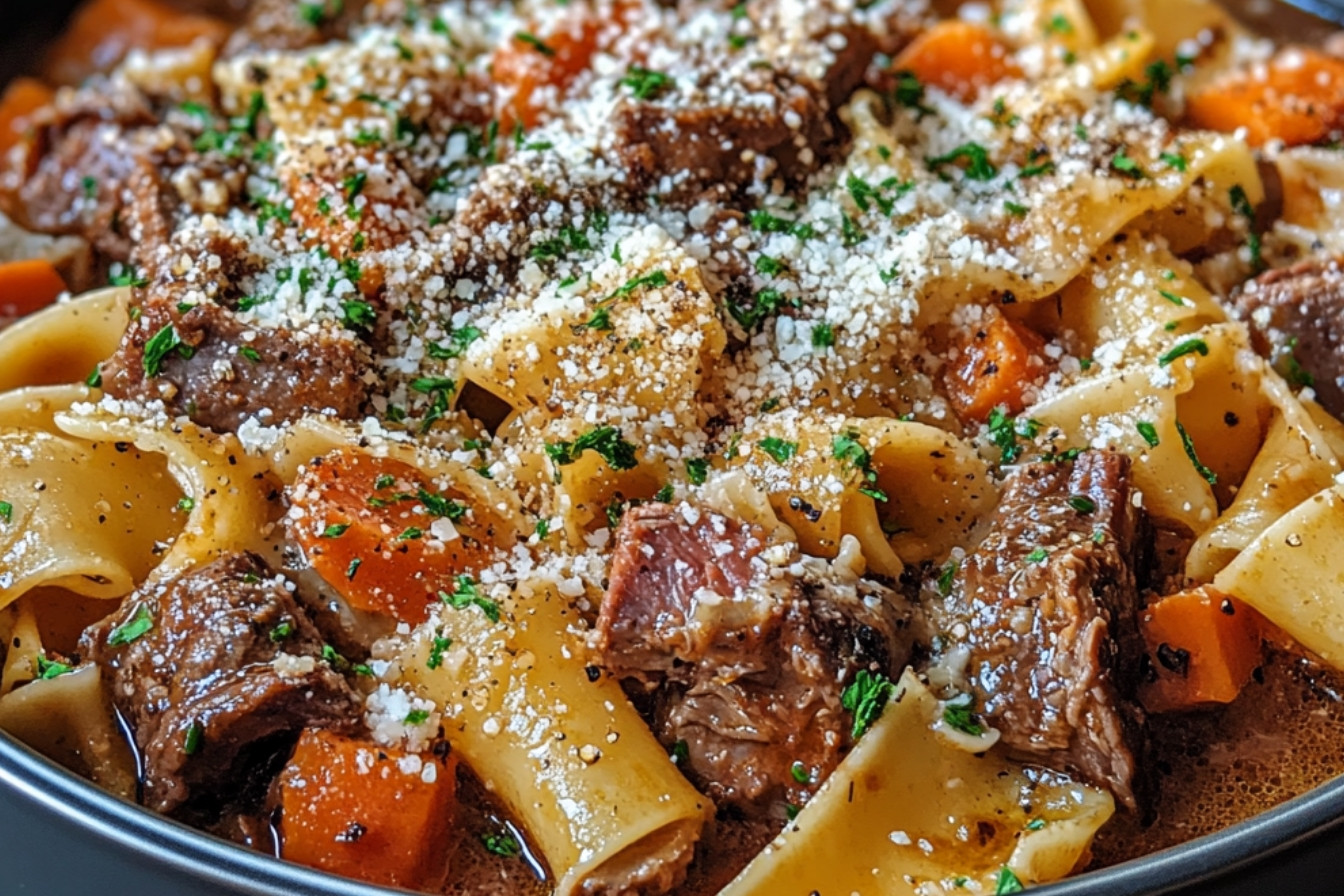 Shredded Beef Pasta