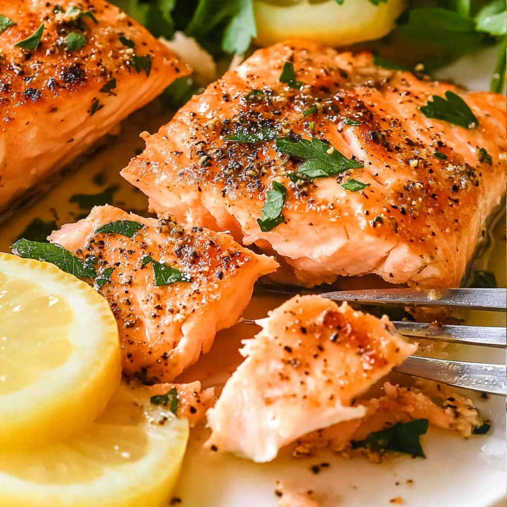 Baked Salmon with Lemon-Dill Sauce