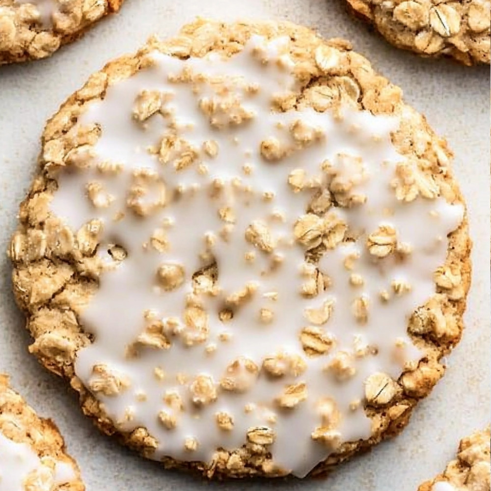 Iced Oatmeal Cookies