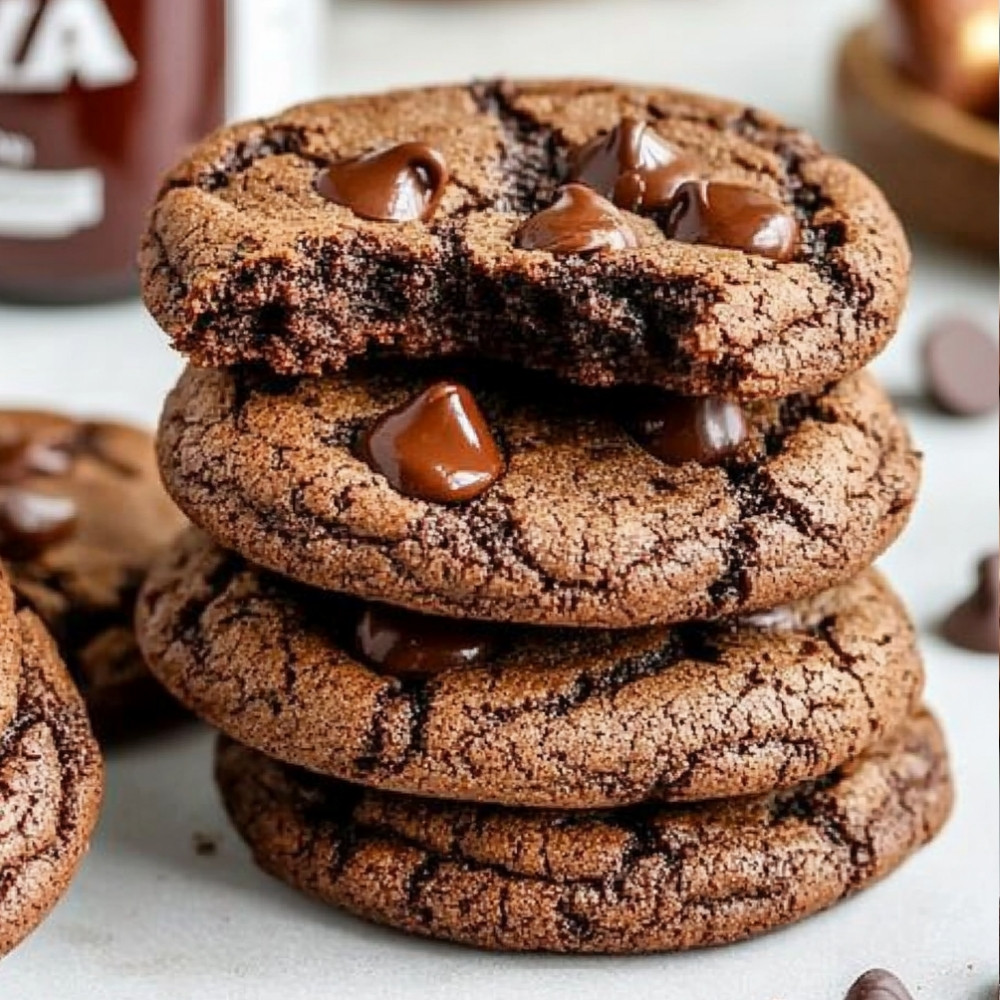 Nutella Chocolate Chip Cookies