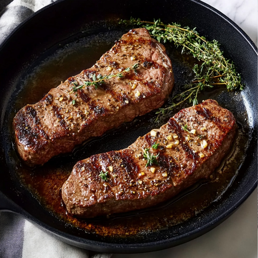 Oven-Baked Steak