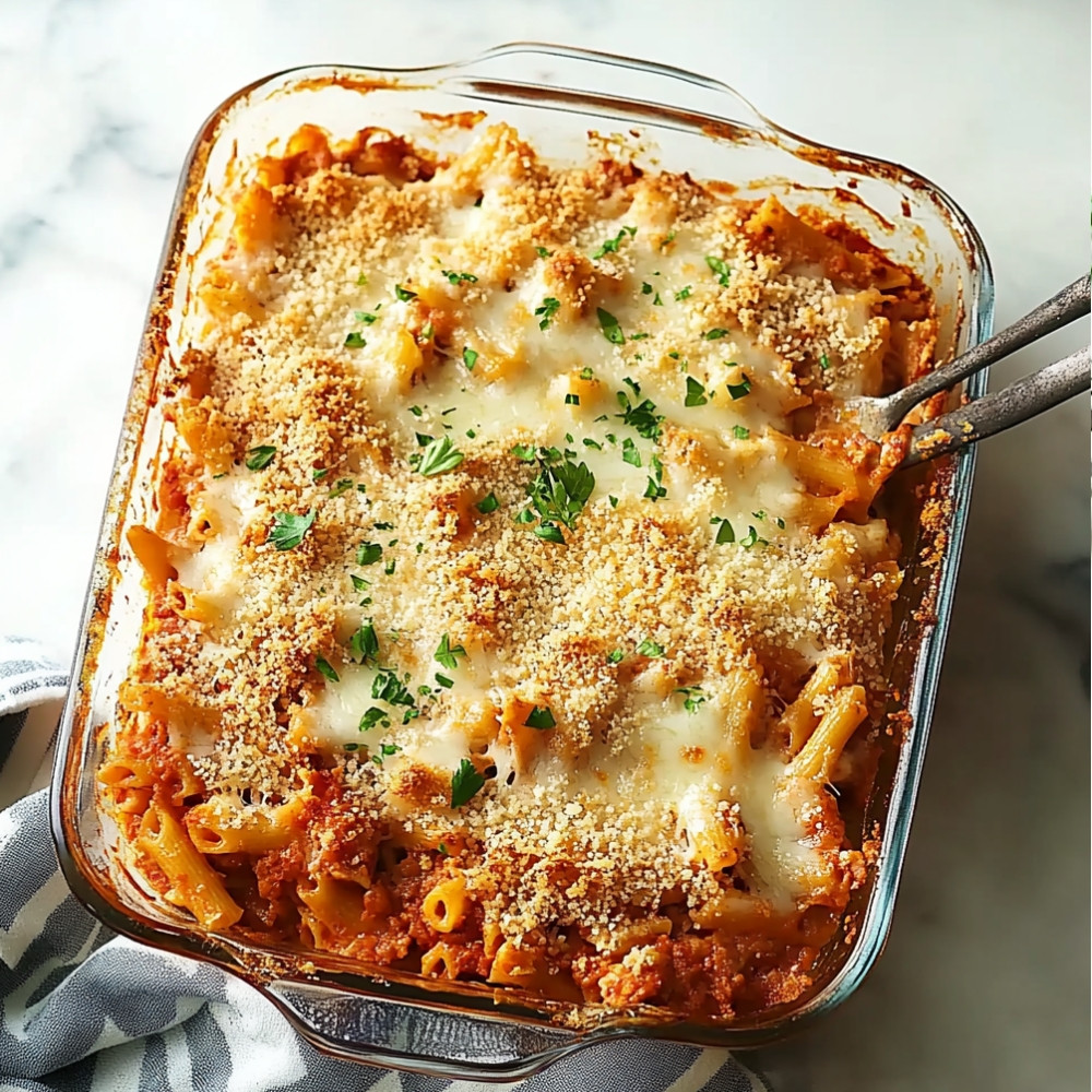 Pasta Bake with Broccoli and Cheese