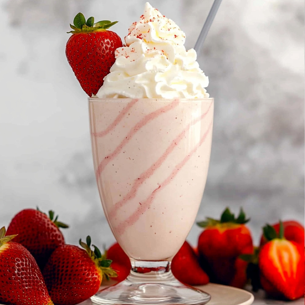 Strawberry Milkshake Recipe