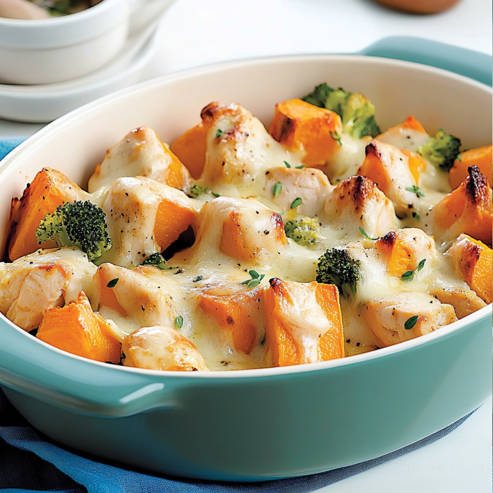 Sweet Potato Chicken Casserole