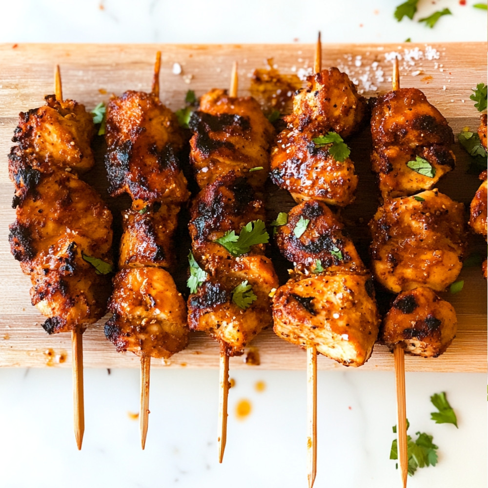Air Fryer Chicken Skewers