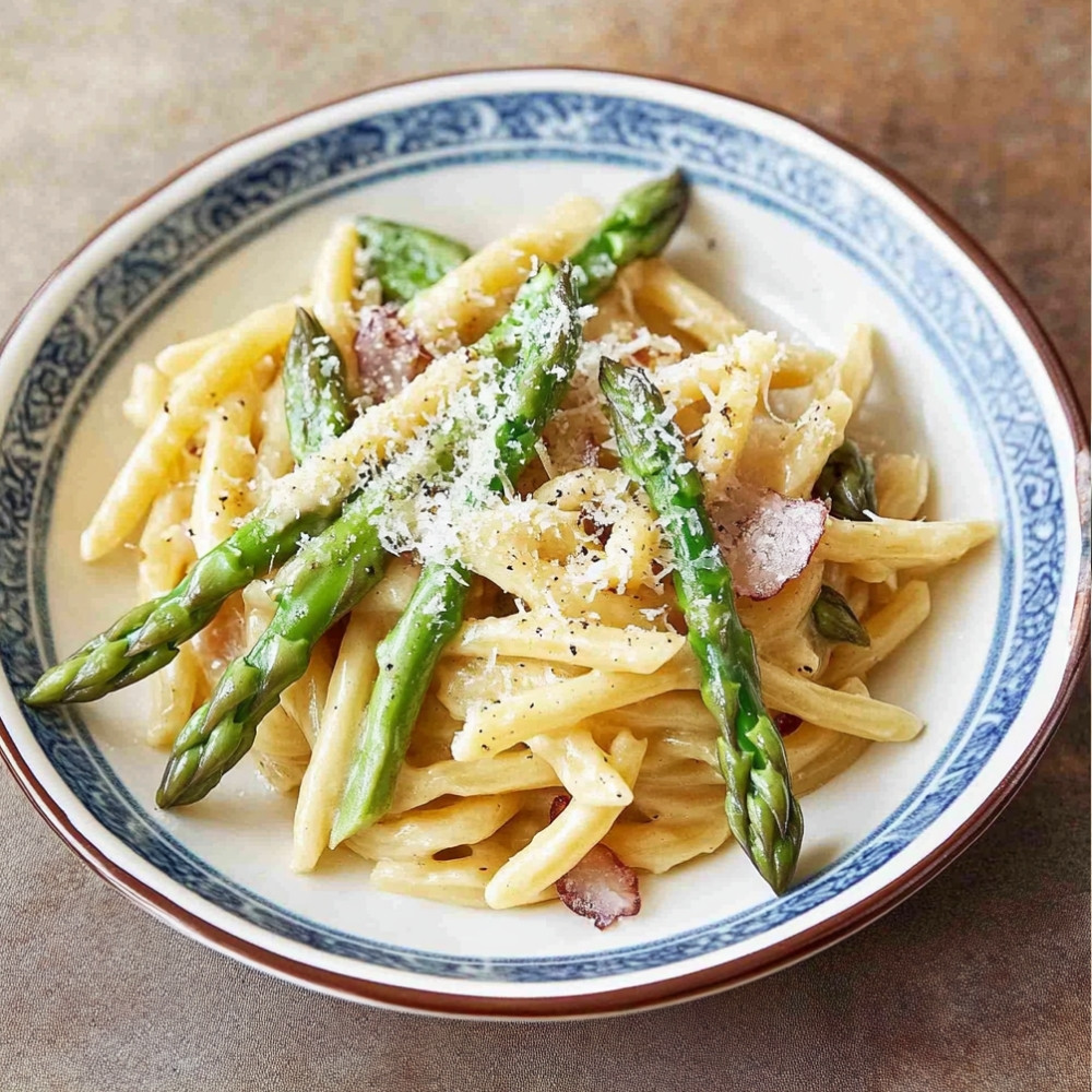 Asparagus Carbonara