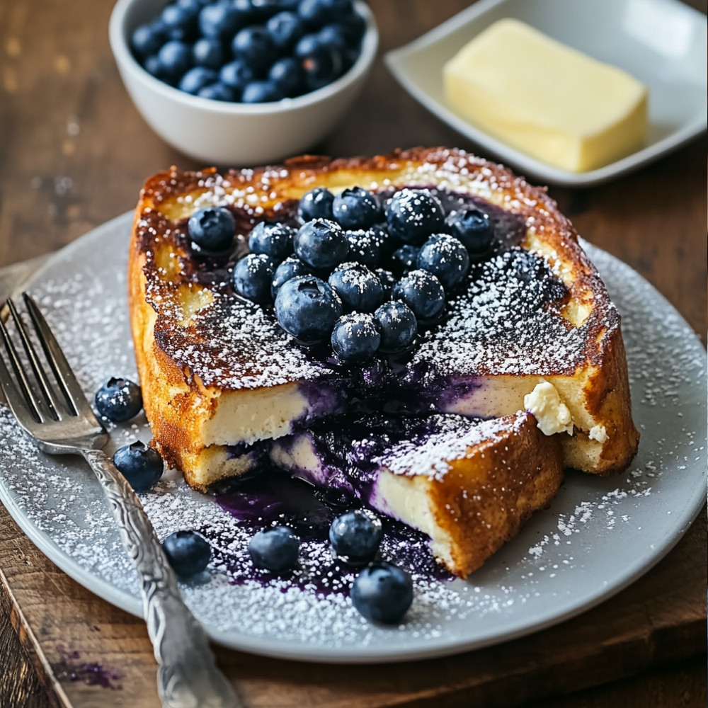 Blueberry Cheesecake French Toast