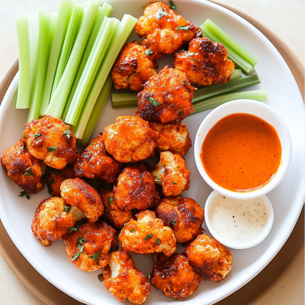 Buffalo Cauliflower Bites