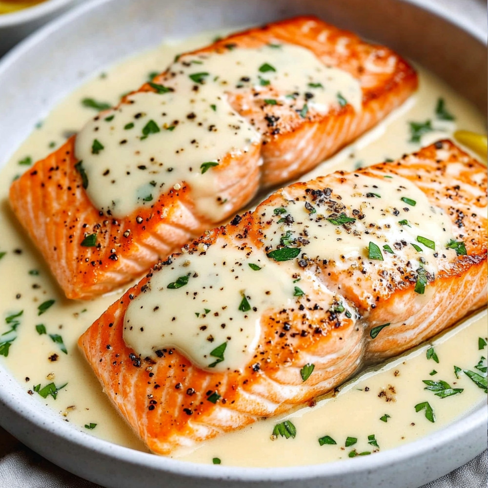 Creamy Garlic Butter Salmon