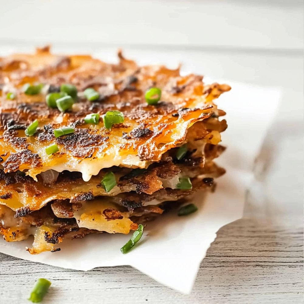 Crispy Cheesy Sausage Hash Browns