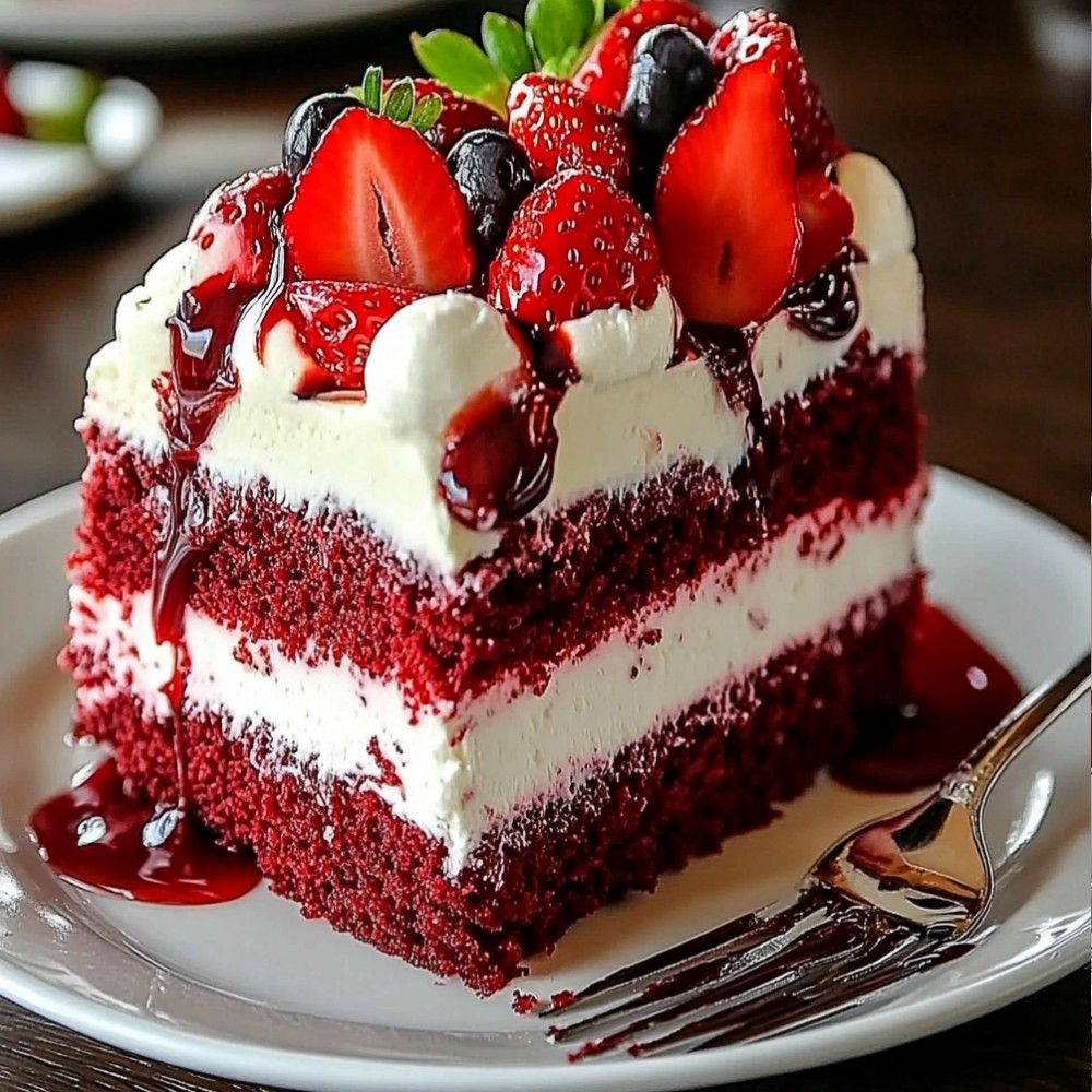Decadent Red Velvet Cheesecake