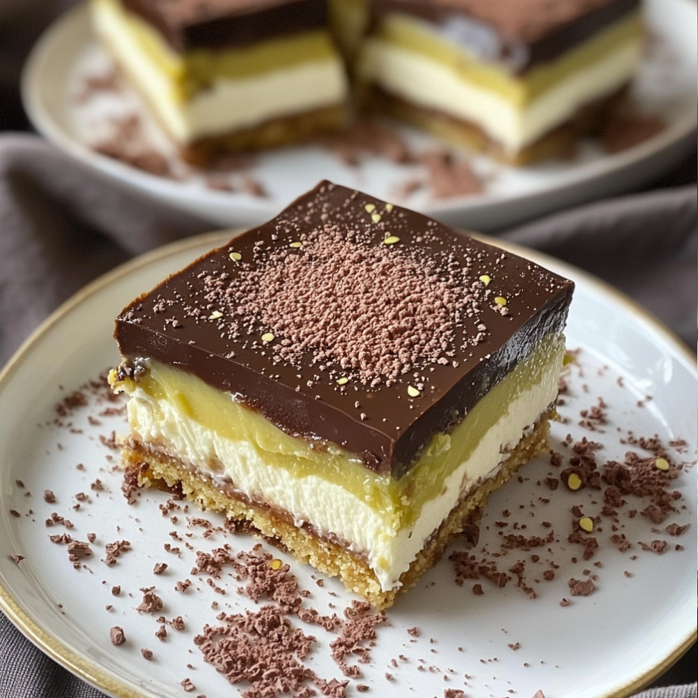 Dubai Chocolate Cheesecake Bars