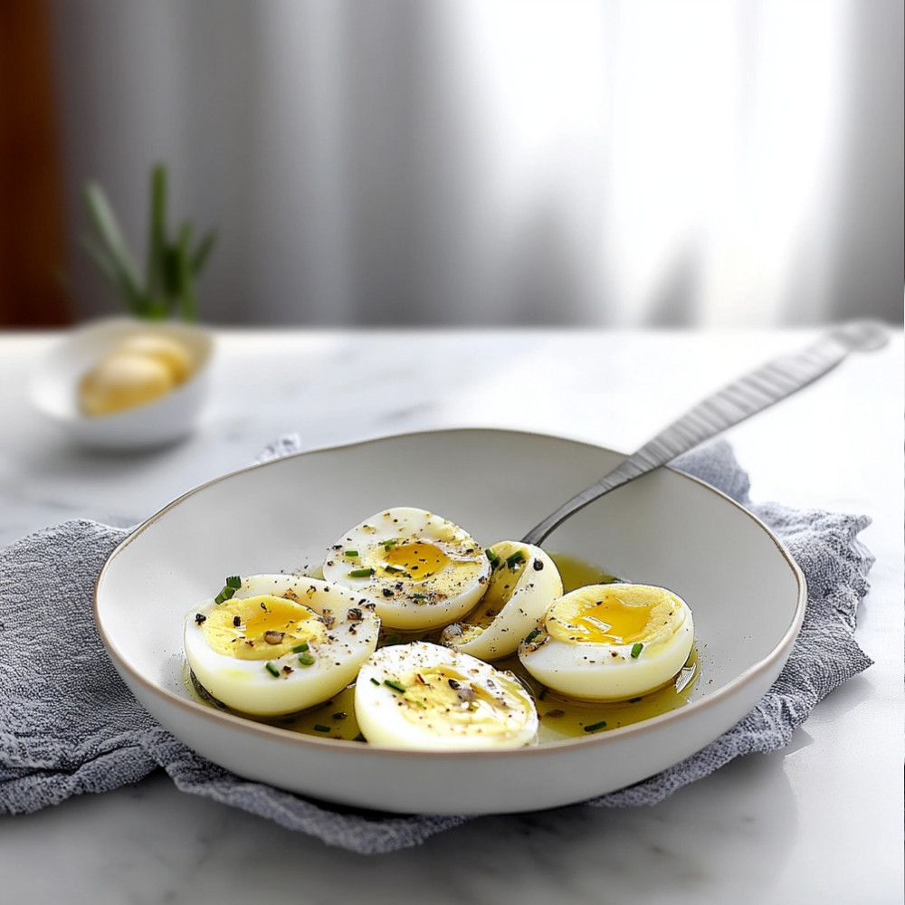 Eggs with Vinaigrette Sauce