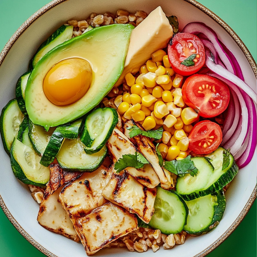 Farmers Market Farro Bowls