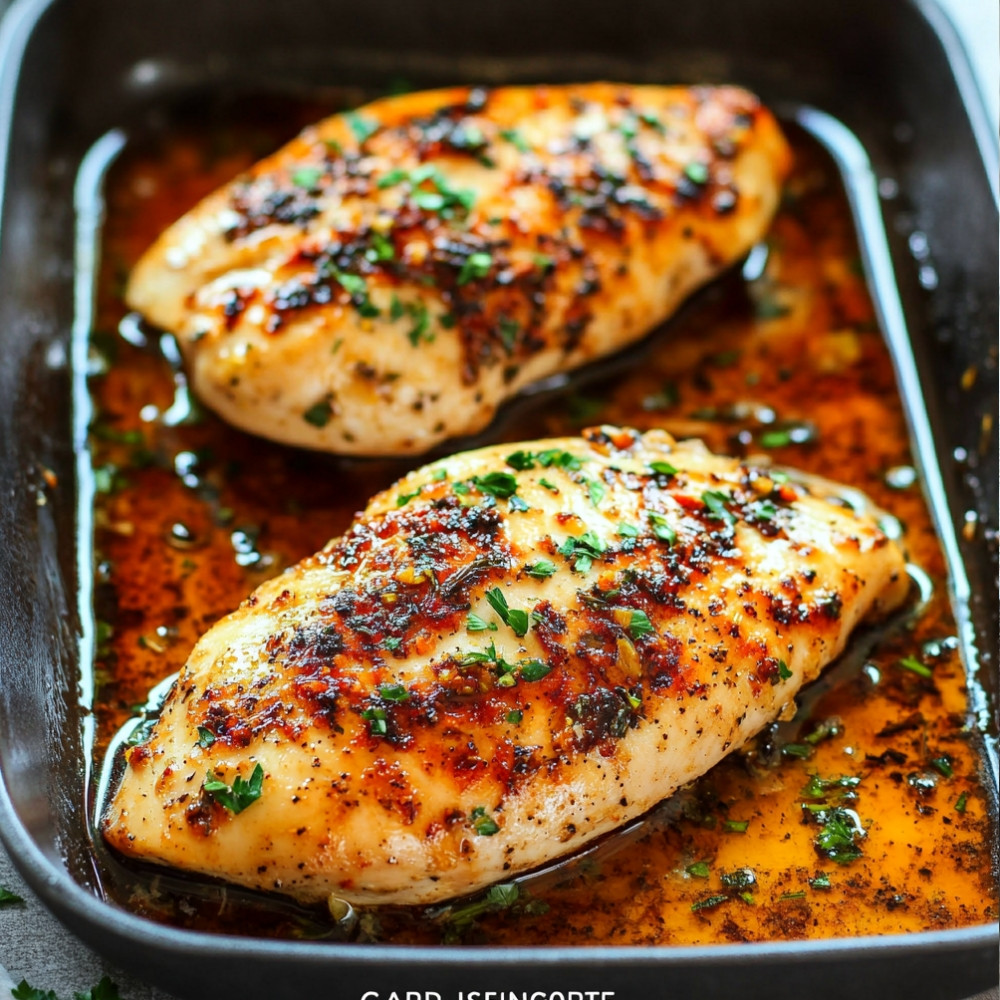 Garlic Boneless Baked Chicken Breast