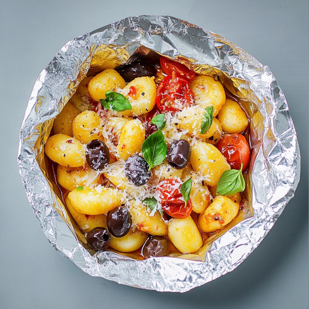 Gnocchi Puttanesca in a Bag