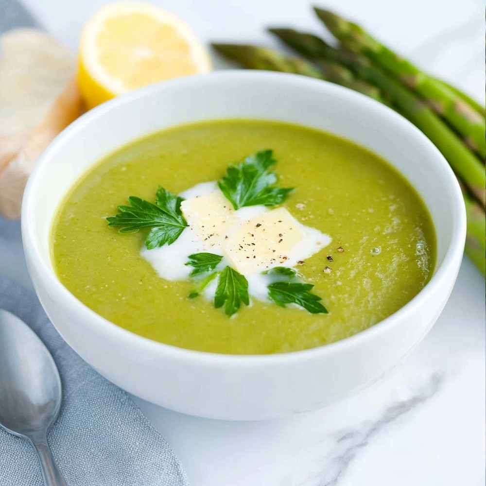 Guilt-Free Asparagus Soup