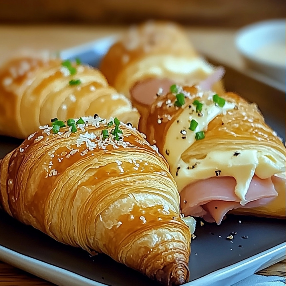 Ham and Cheese Croissant Delight