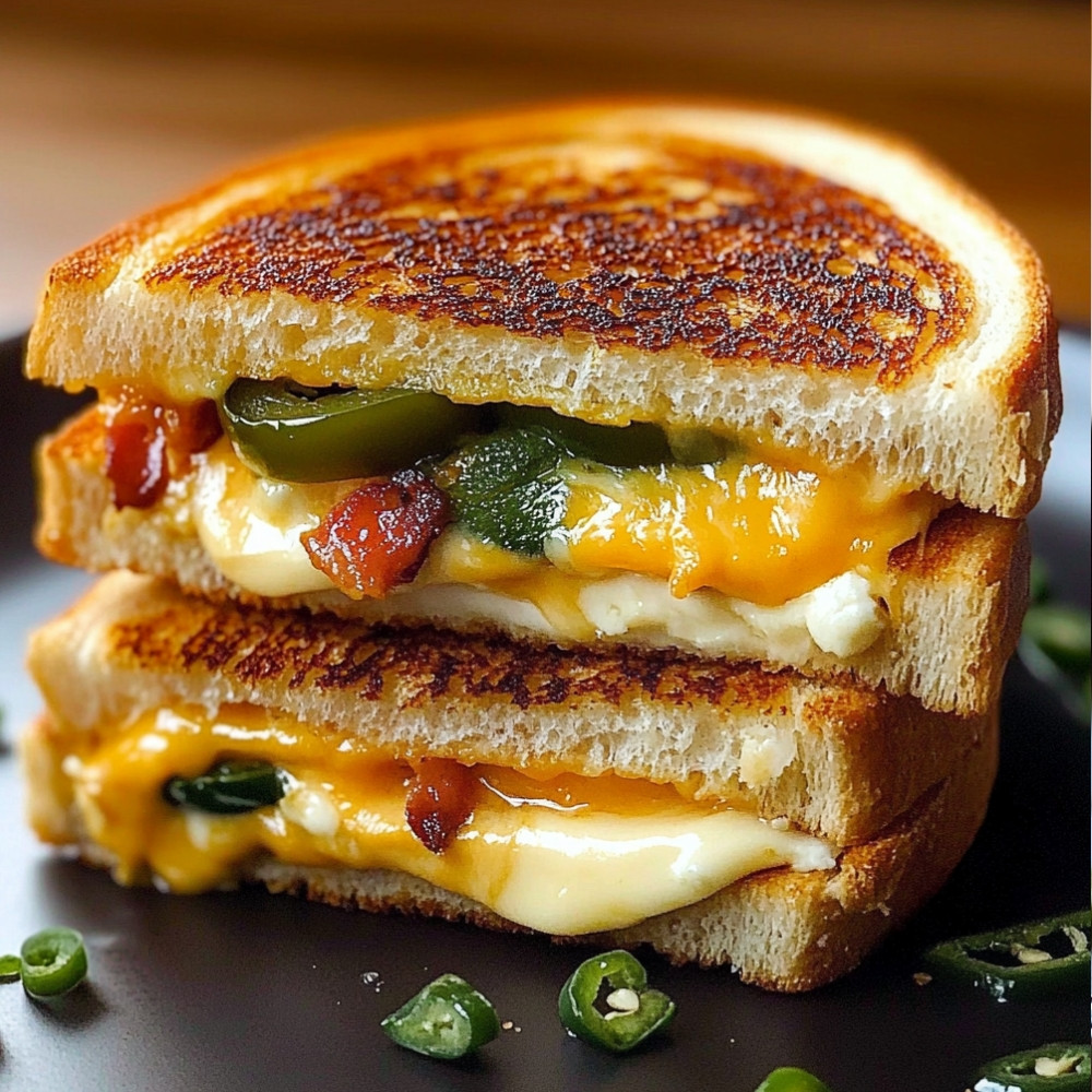 Jalapeno Popper Grilled Cheese
