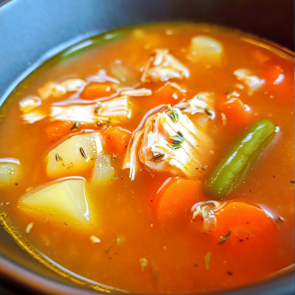 Leftover Chicken Soup