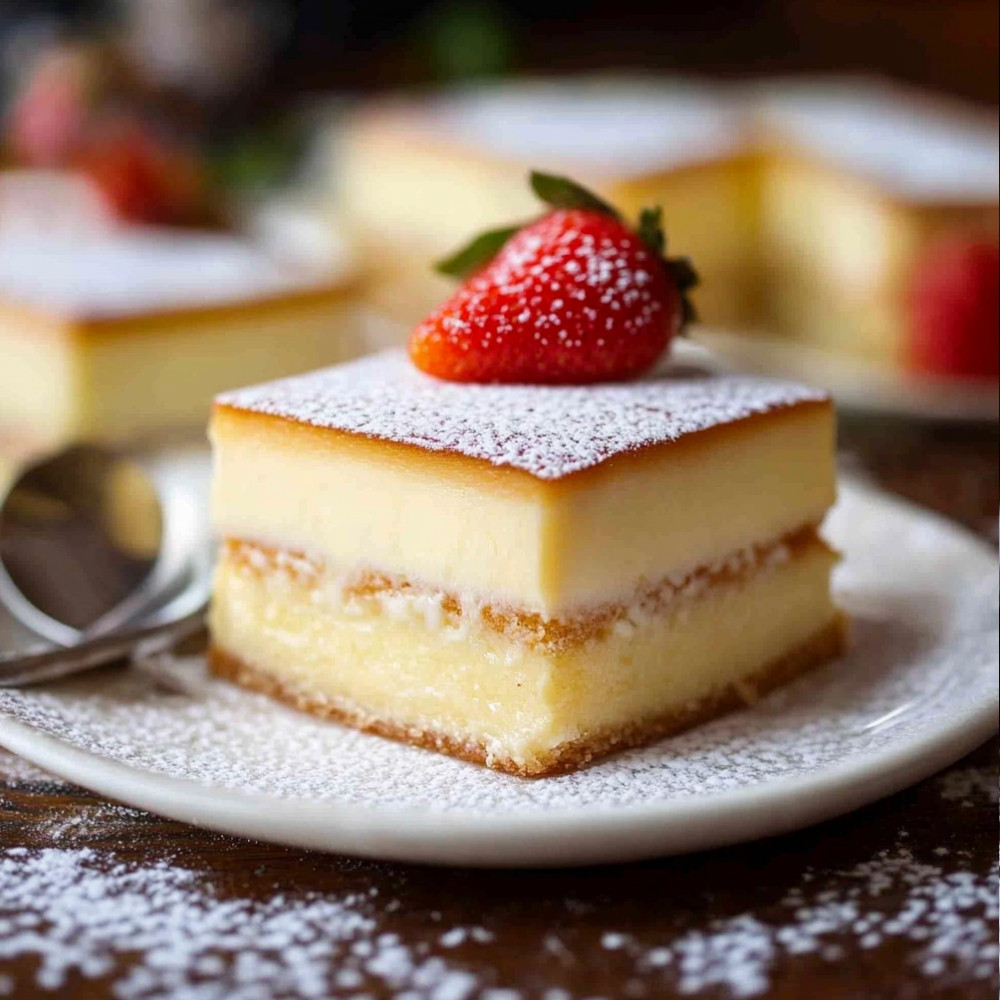 Magic 3-Layer Custard Cake