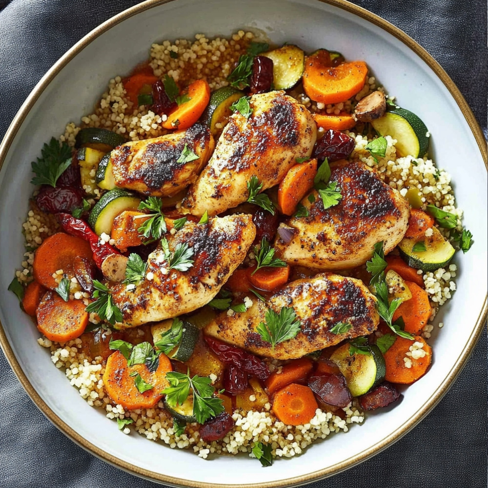 Moroccan Chicken with Couscous