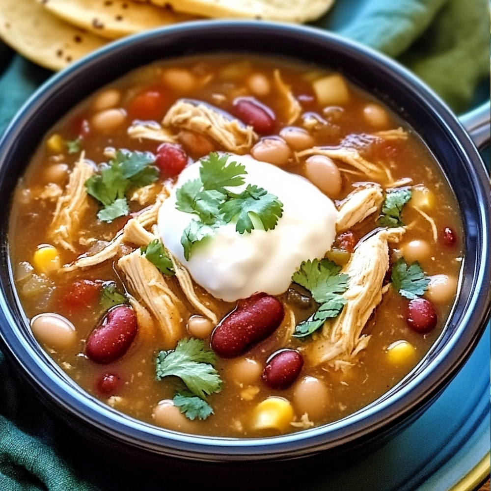 Slow Cooker Chicken Chili