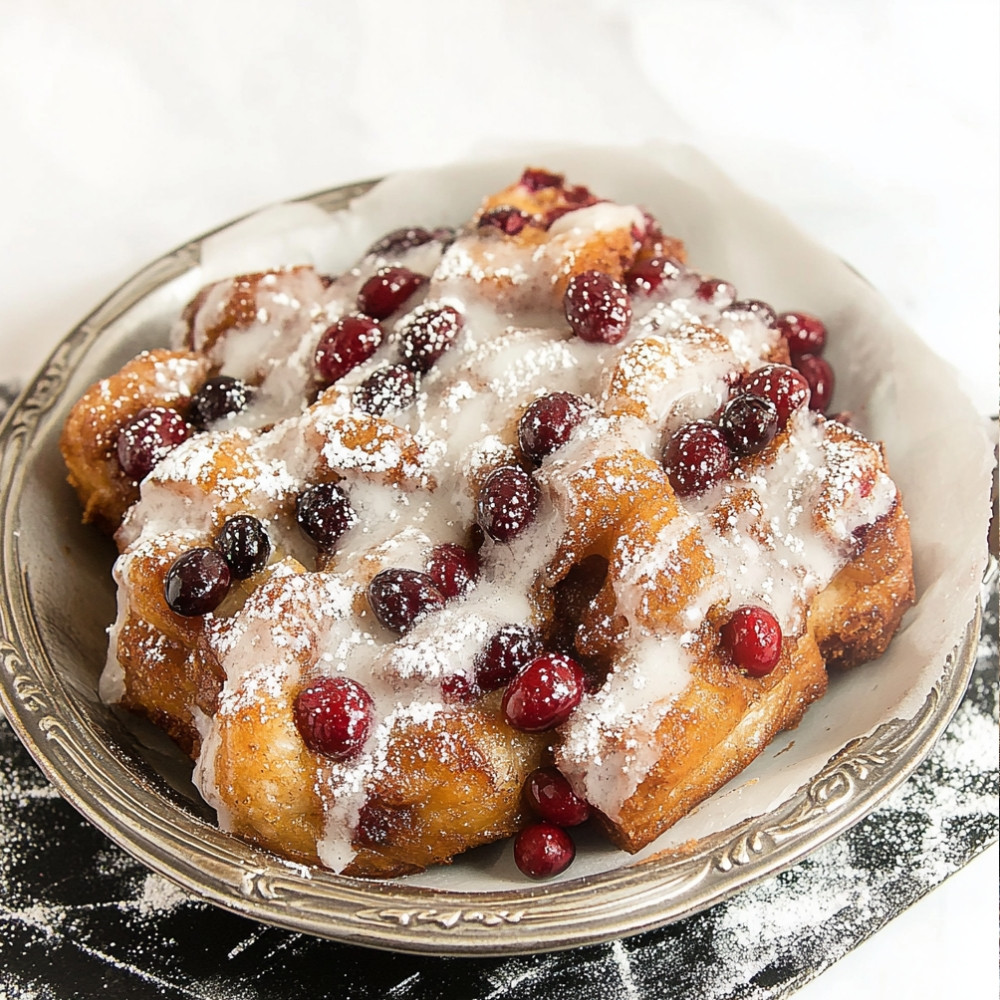 Slow Cooker Cranberry Monkey Bread