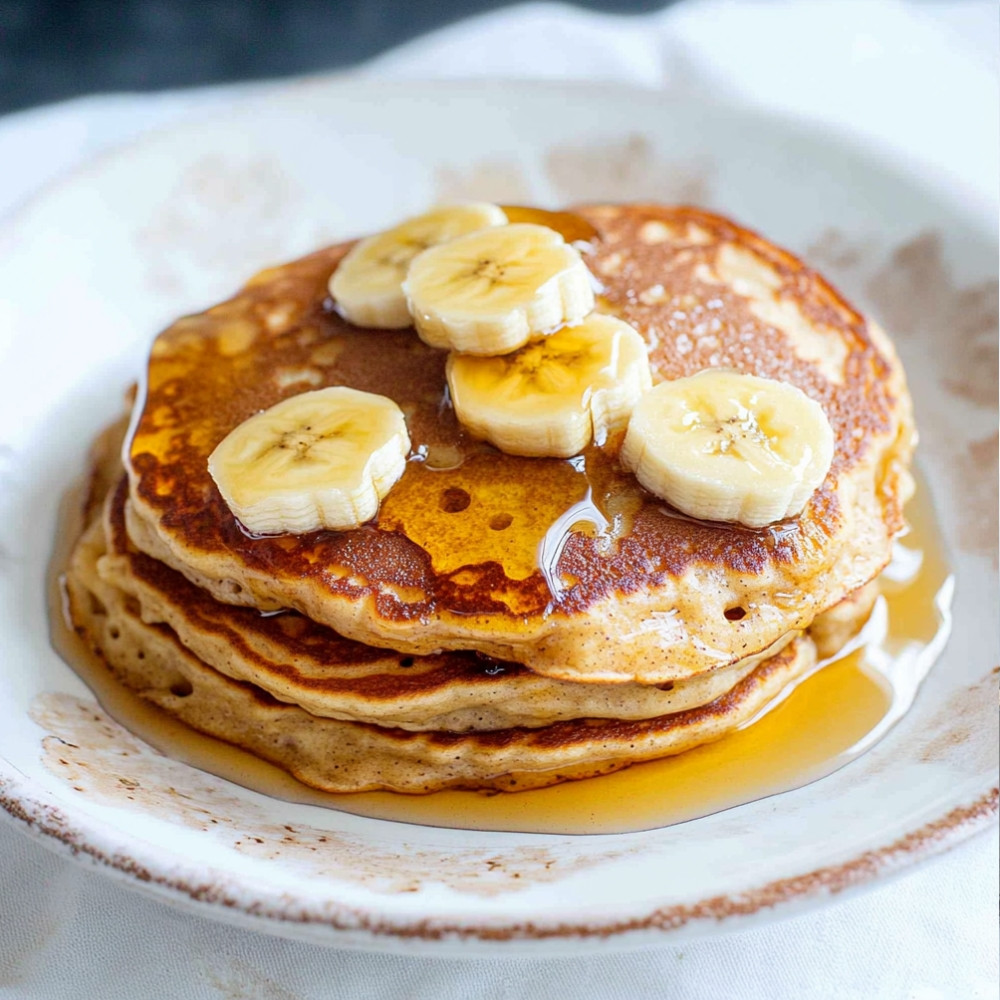 Spiced Buttermilk Banana Pancakes